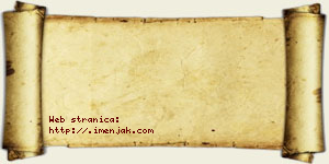 Hana Pajkić vizit kartica